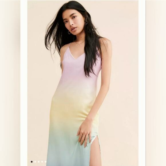 BB Dakota Steve Madden You Say Ombre Rainbow Dress - Picture 7 of 7